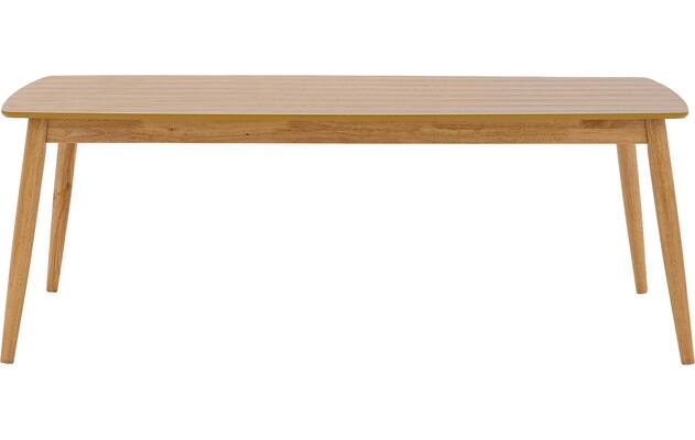 Goossens basic eettafel boaz blank eiken - 8233345-{merk}-boaz-eettafel-eiken-blank-02